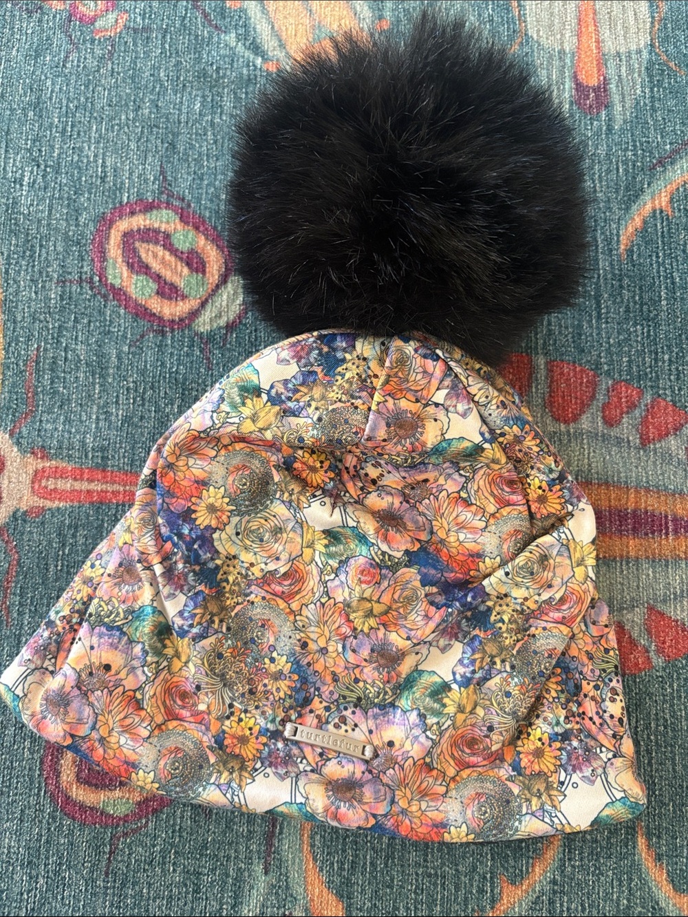 Turtle Fur Comfort Shell beanie with BIG Pom Pom O/S